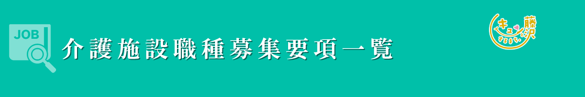 介護系募集職種一覧